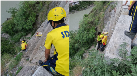 रुद्रप्रयाग में समय रहते पहुंची SDRF, गहरी खाई में गिरे व्यक्ति को किया रेस्क्यू..