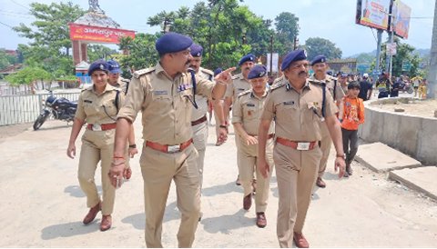 कांवड़ यात्रा के बीच हाई अलर्ट, IG STF और DIG गढ़वाल ने हरिद्वार में किया निरीक्षण..